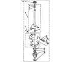 Kenmore 11092572100 brake and drive tube parts diagram