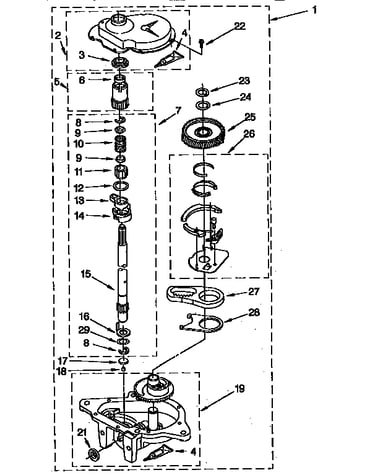 Gearcase parts