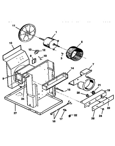 Electrical system and air handling parts