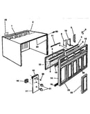Cabinet and front panel parts