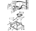 Kenmore 11091520100 machine base parts diagram