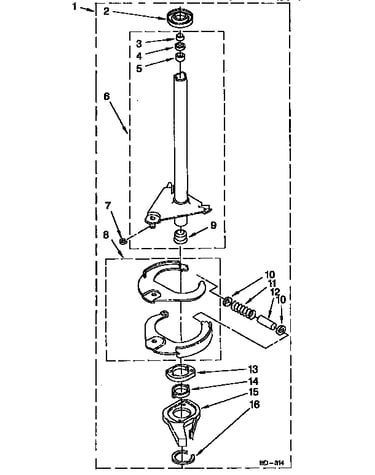 Brake and drive tube parts