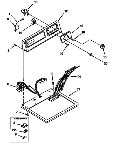 Top and console parts