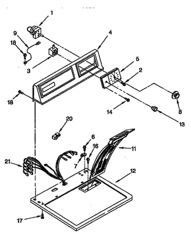 Top and console parts