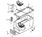 Kenmore 2539133581 cabinet parts diagram