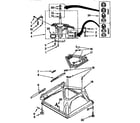 Kenmore 11091510100 machine base parts diagram