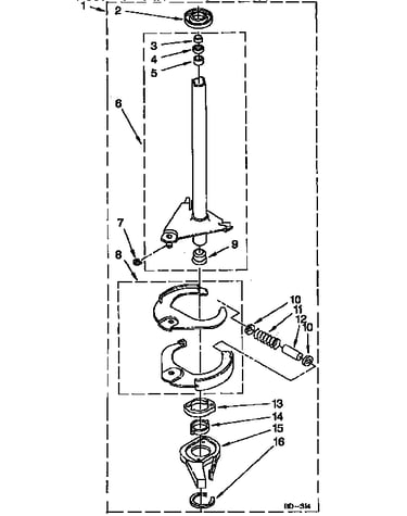 Brake and drive tube parts