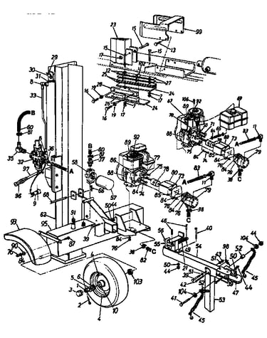 Log splitter