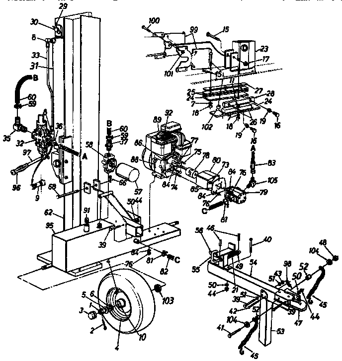 Log splitter