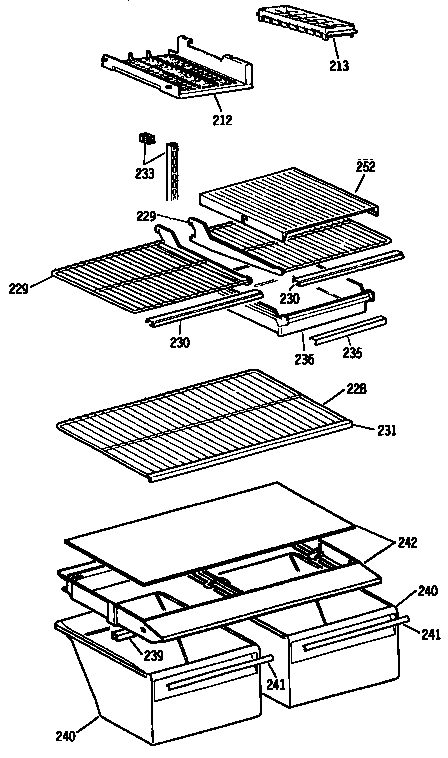 Shelf parts