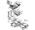 Kenmore 1069738880 shelf parts diagram