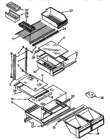 Shelf parts