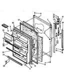 Refrigerator door parts