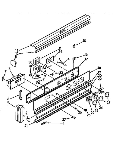 Control panel parts