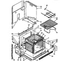 Kenmore 6654428996 lower oven parts diagram