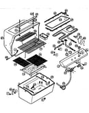Grill and burner section