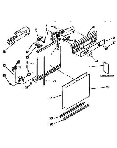 Frame and console parts