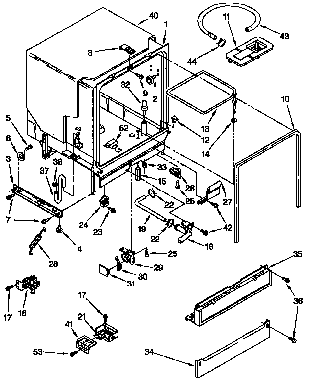 Tub assembly parts