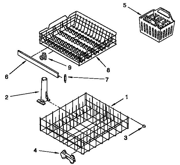 Dishrack parts