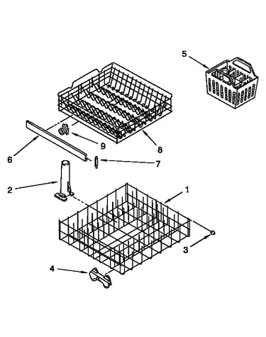 Dishrack parts