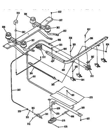 Burner section
