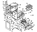 Kenmore 9116108912 body section diagram