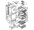 Kenmore 1069532821 refrigerator liner parts diagram