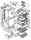 Refrigerator liner parts