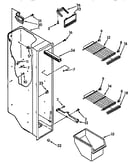 Freezer liner parts