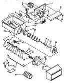 Motor and ice container parts