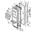Kenmore 1069532811 refrigerator door parts diagram
