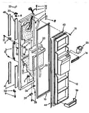 Freezer door parts