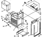 Kenmore 6651350593 container parts diagram
