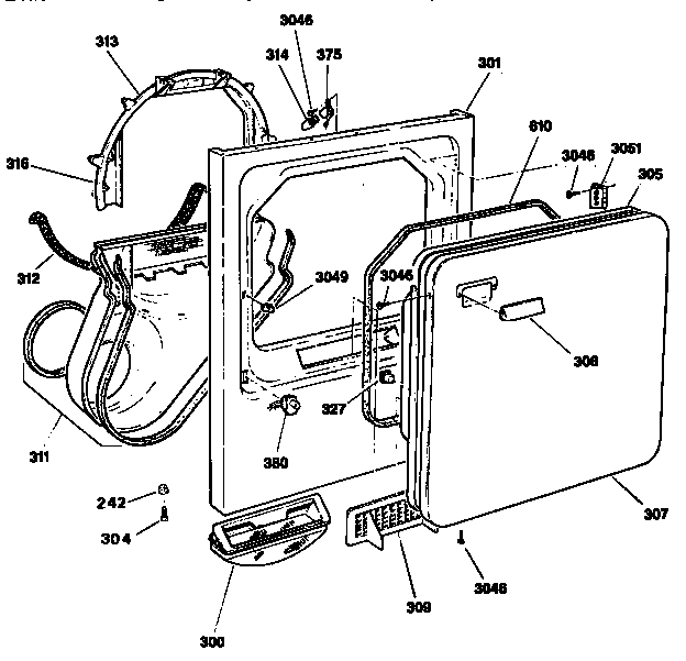 Front cabinet assembly