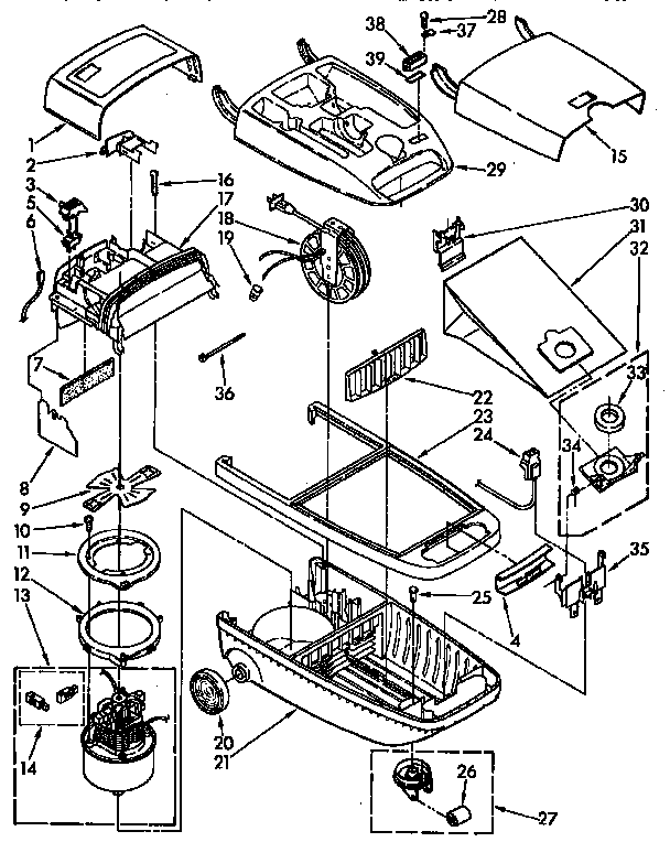 Vacuum cleaner parts