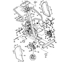 Weslo WL745030 unit parts diagram