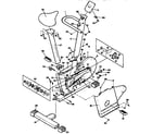 Weslo WL650031 unit parts diagram
