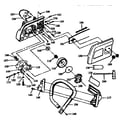 Craftsman 358356332 handle assembly diagram