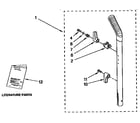 Kenmore 1163481290 handle parts diagram