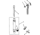Kenmore 1163481290 hose and attachment parts diagram