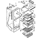 Kenmore 1069432411 refrigerator liner parts diagram