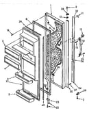 Refrigerator door parts