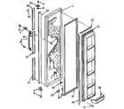 Kenmore 1069432411 freezer door parts diagram