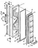 Freezer door parts