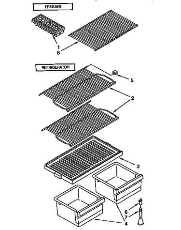 Shelf parts