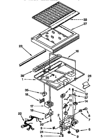 Compartment separator parts