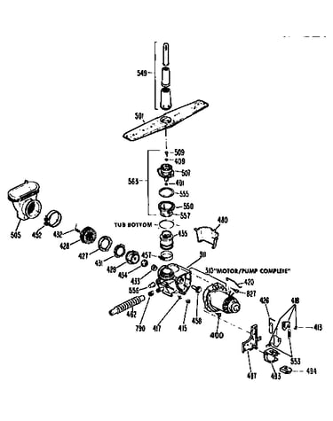 Motor pump mechanism