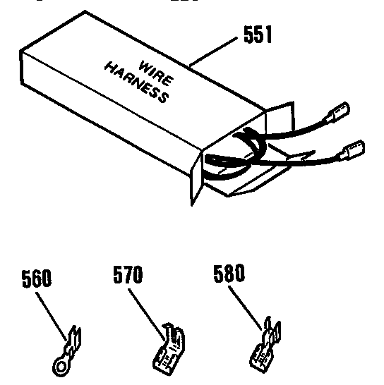 WIRE HARNESS AND COMPONENTS