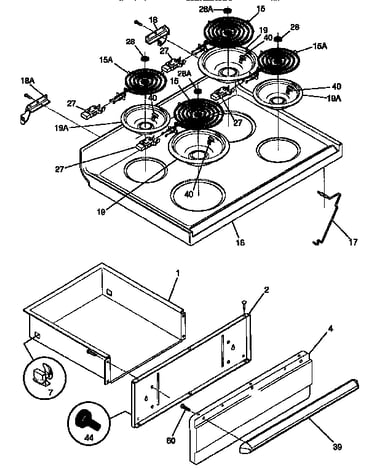 Top / drawer