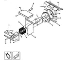 Kenmore 2538791833 air handling parts diagram